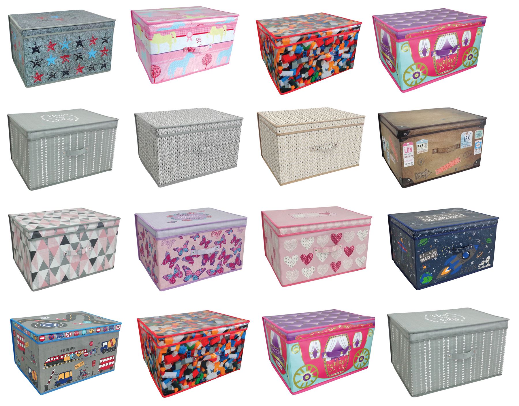 Jumbo Storage Chest Box Room Tidy with Lid, Multi Use Storage Boxes eBay