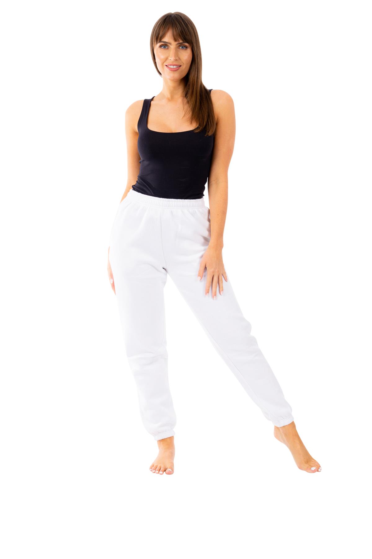 Para mujer Calce Suelto Parte inferior de lana Pantalones de sudor Pantalones de lana Pantalones para correr - Imagen 15 de 21