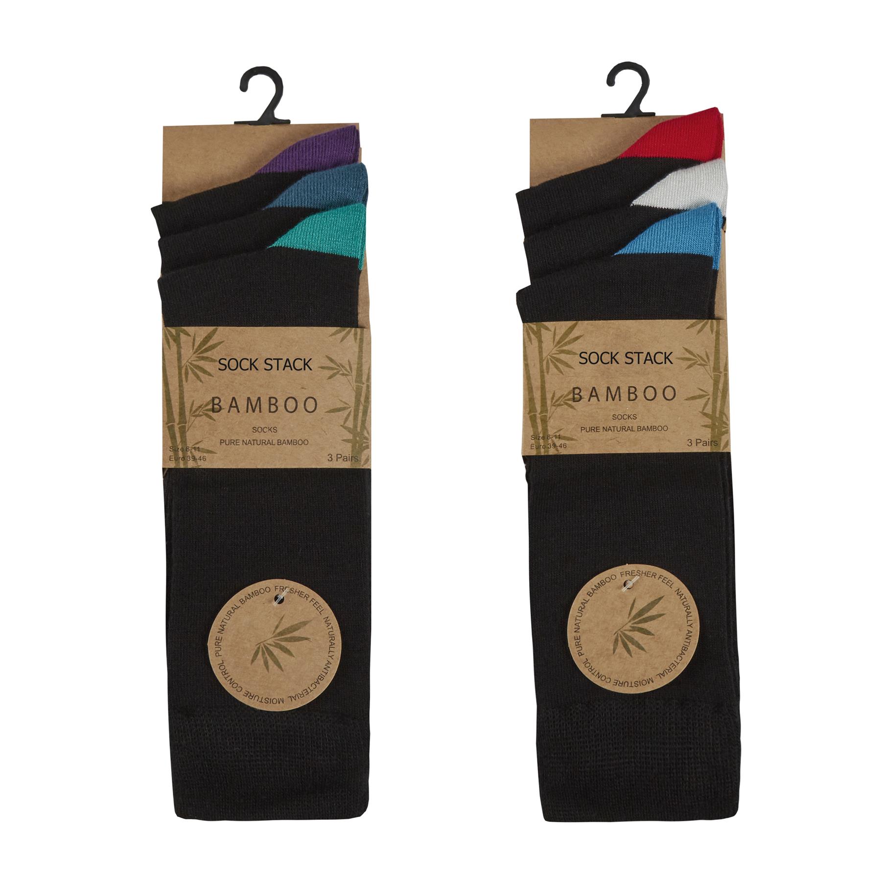 Bambus Socken 6 Paar Herren Design Socken weich sanft antibakteriell Freizeit - Bild 8 von 10