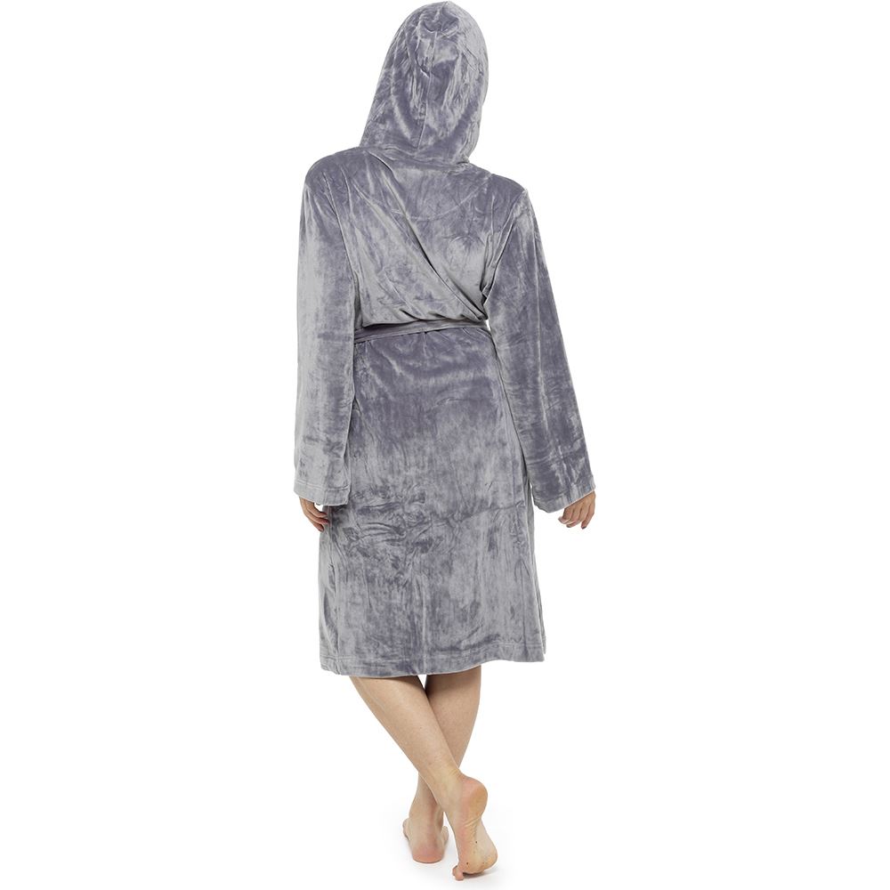 Women's Luxury Soft Touch Robe Plush Dressing Gown, Size 822, LN425 eBay