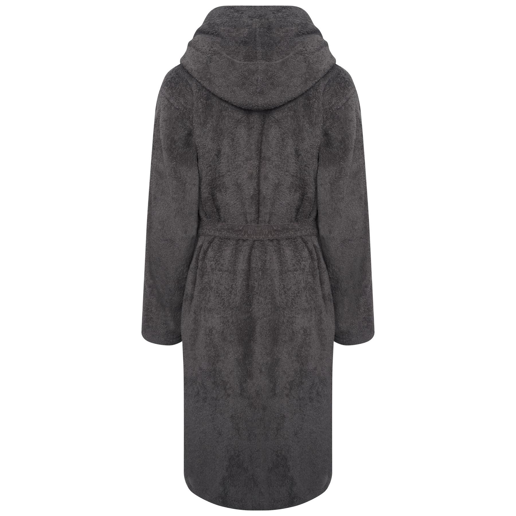 Lujo Mujer Terry Toallas Vestido 100 % Algodón Vestido de Vestir Vestido de Baño con Capucha - Imagen 27 de 28