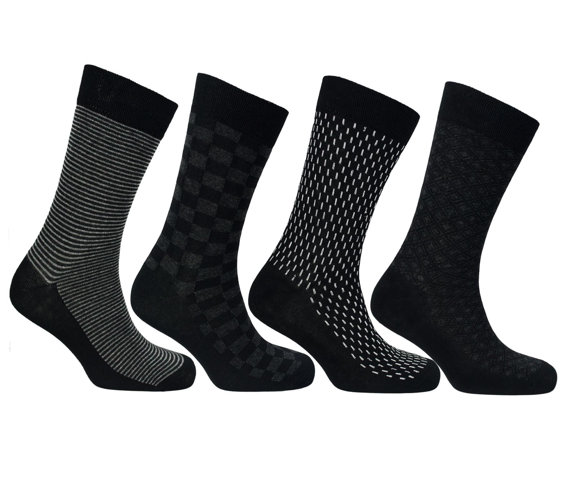 6 Pk Mens Luxury Cotton Rich Socks Smart Designer Stripe Argyle Sock UK 611 eBay