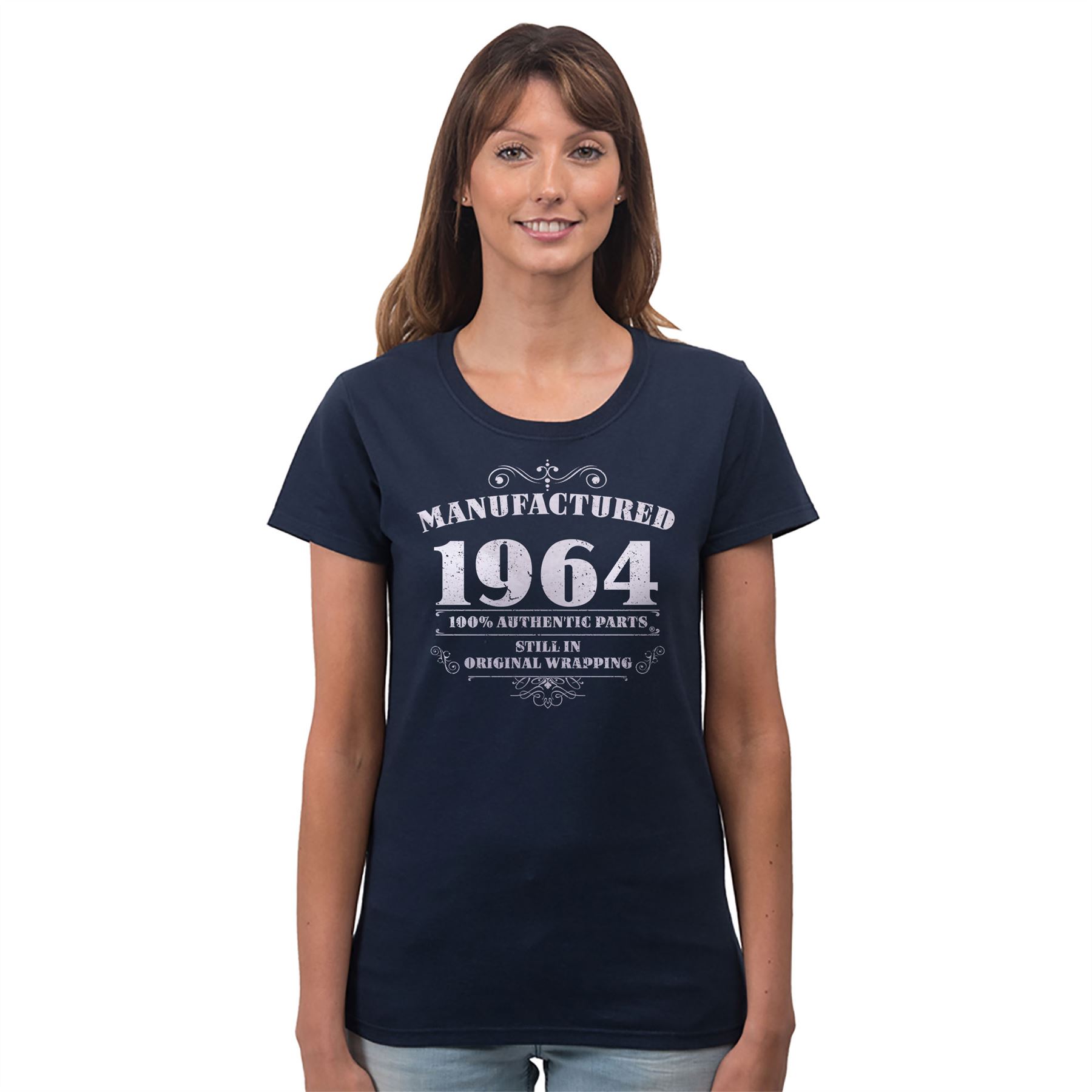 60th Birthday Gifts for Women Her Manufactured 1965 T Shirt - Picture 14 of 30