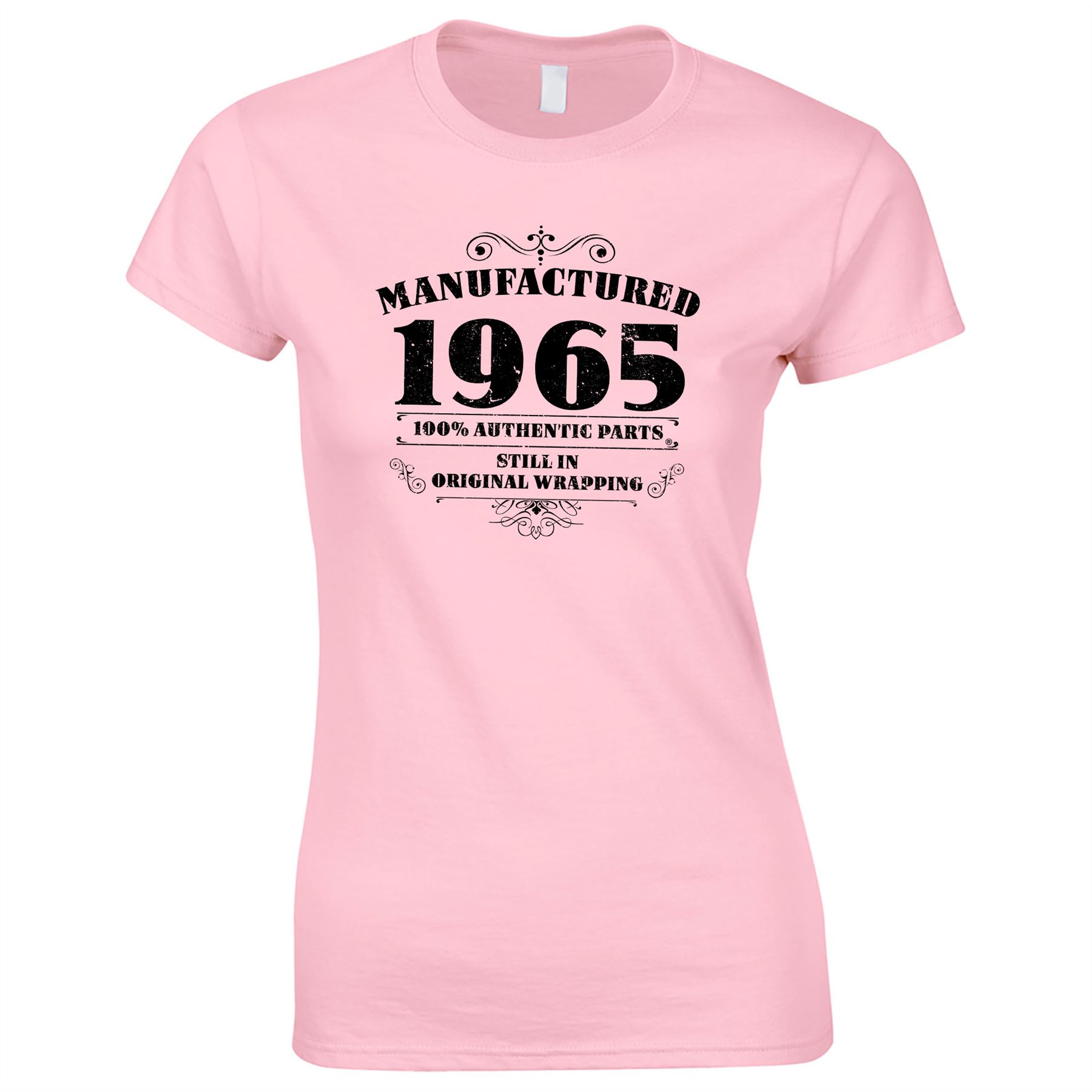 60th Birthday Gifts for Women Her Manufactured 1965 T Shirt - Picture 19 of 30