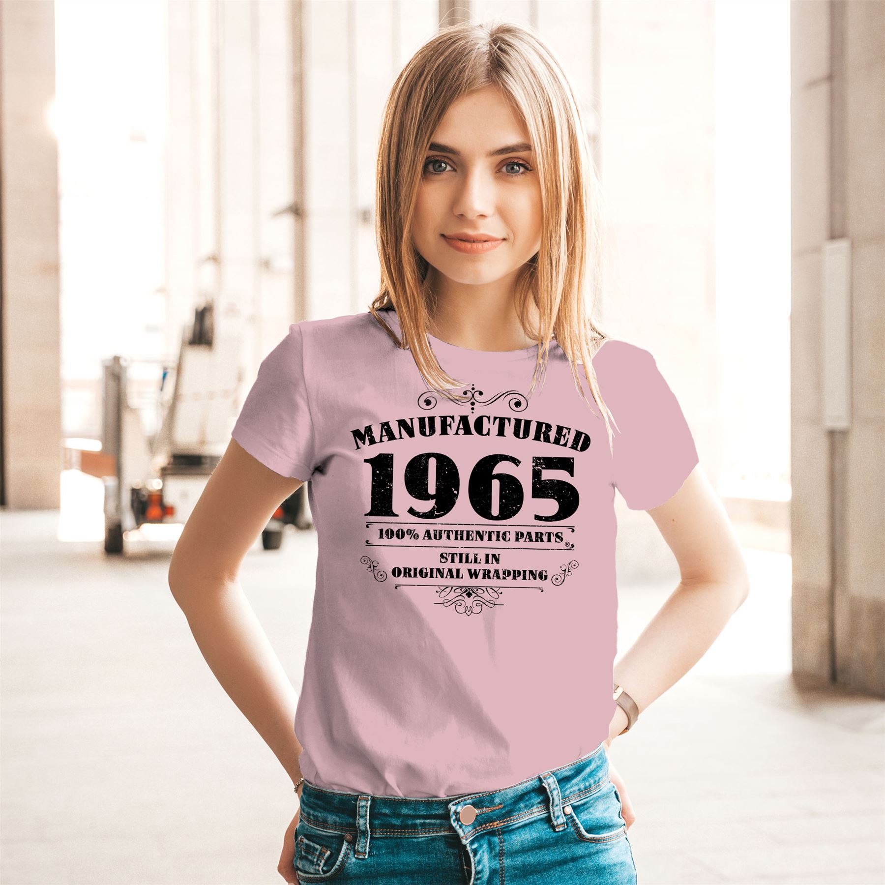 60th Birthday Gifts for Women Her Manufactured 1965 T Shirt - Picture 22 of 30