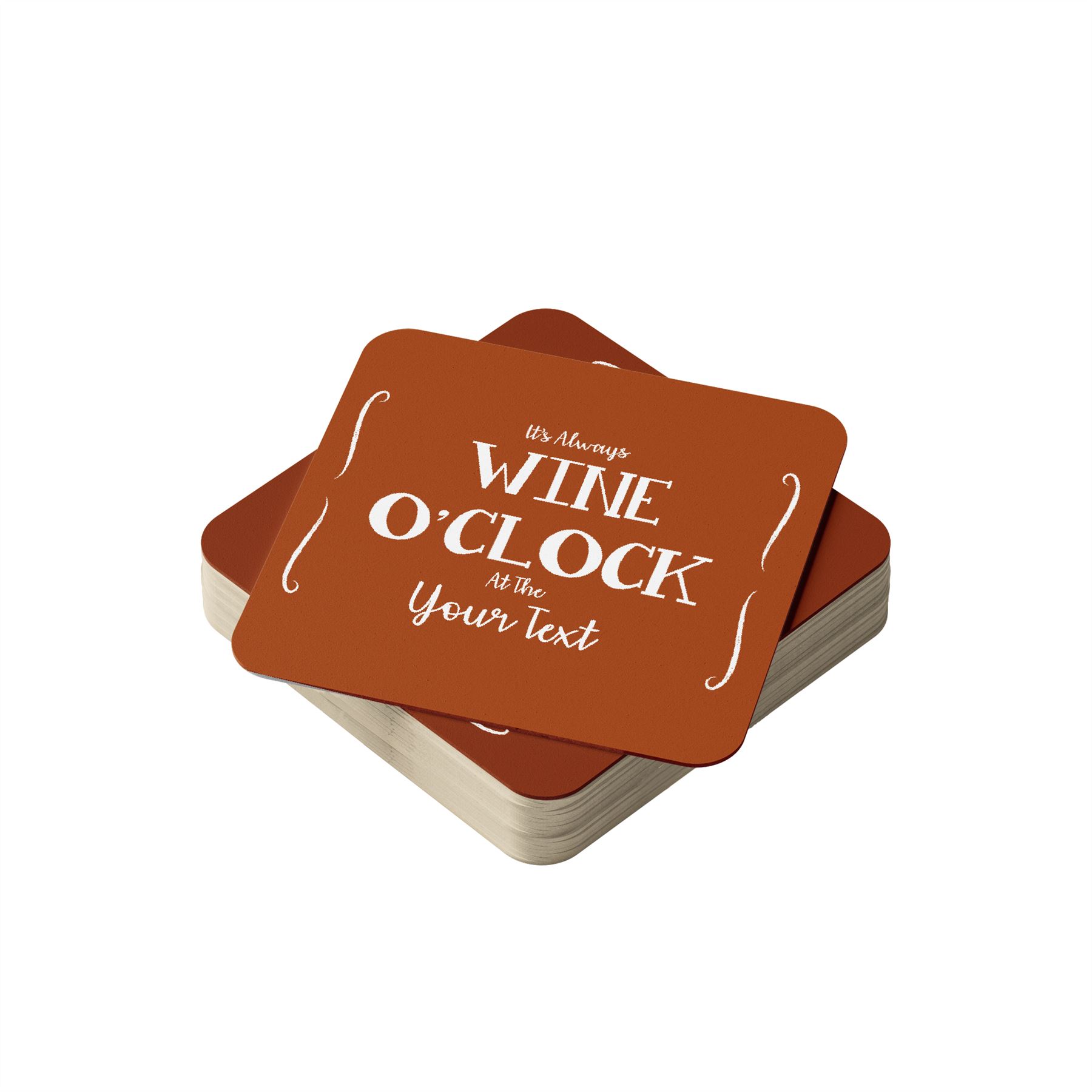 thumbnail image 2 of Personalised Beer Mats – Packs Of 24, 48, 96 – Custom Text, Pulp Board, UK 2 of 5