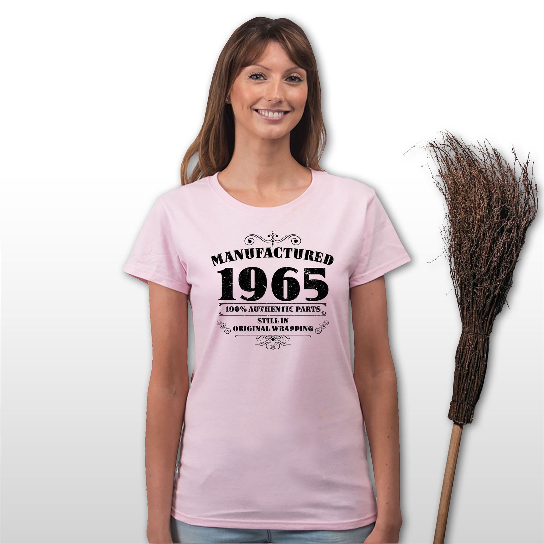 60th Birthday Gifts for Women Her Manufactured 1965 T Shirt - Picture 20 of 30