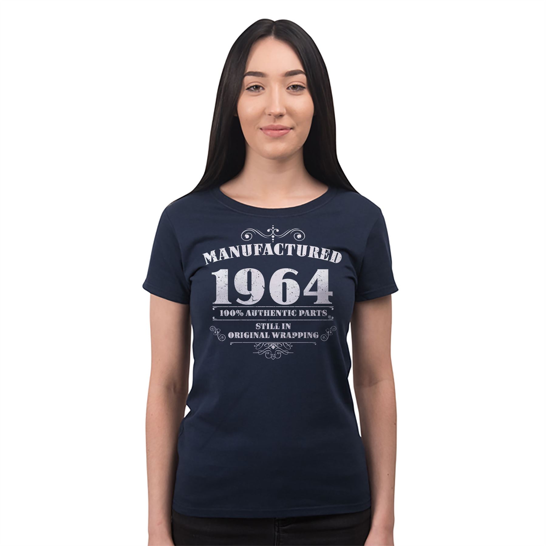 60th Birthday Gifts for Women Her Manufactured 1965 T Shirt - Picture 17 of 30