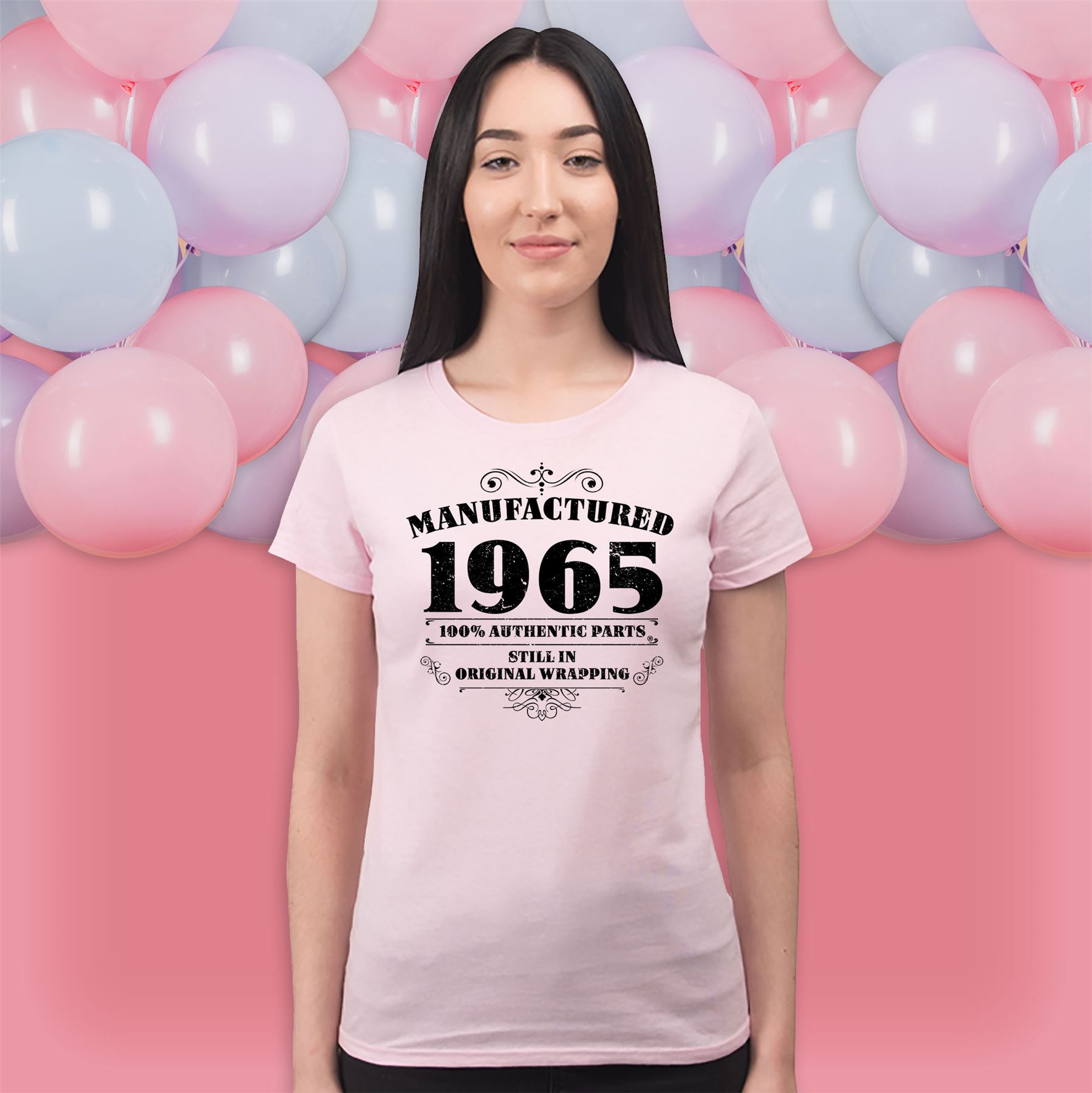 60th Birthday Gifts for Women Her Manufactured 1965 T Shirt - Picture 23 of 30