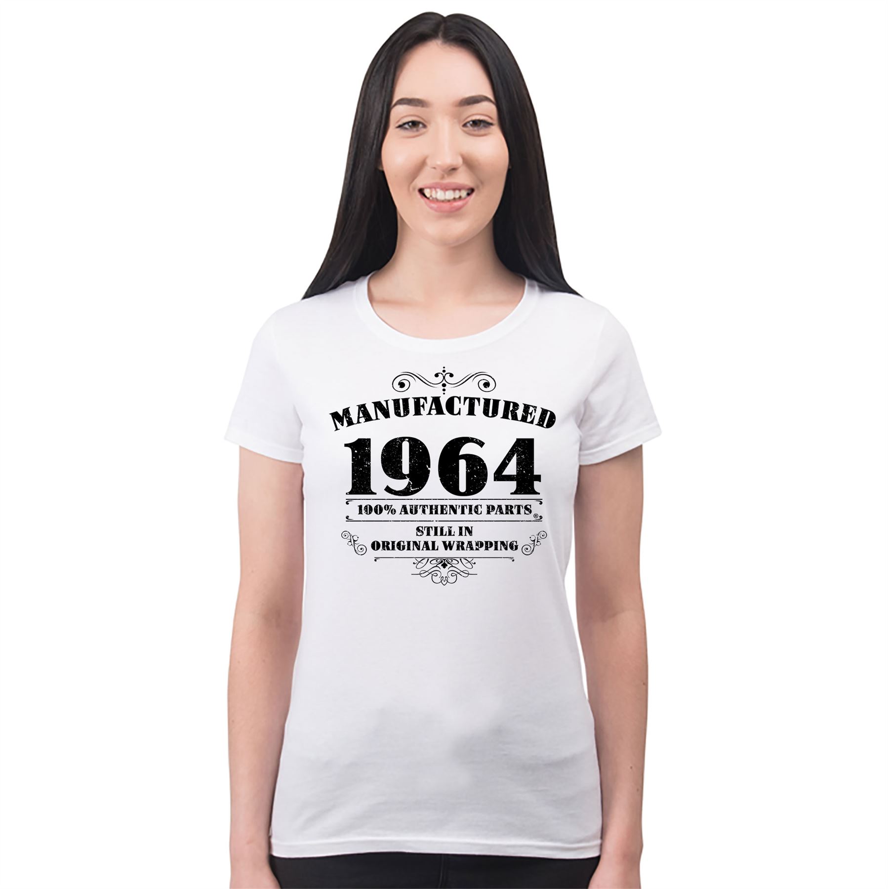 60th Birthday Gifts for Women Her Manufactured 1965 T Shirt - Picture 29 of 30