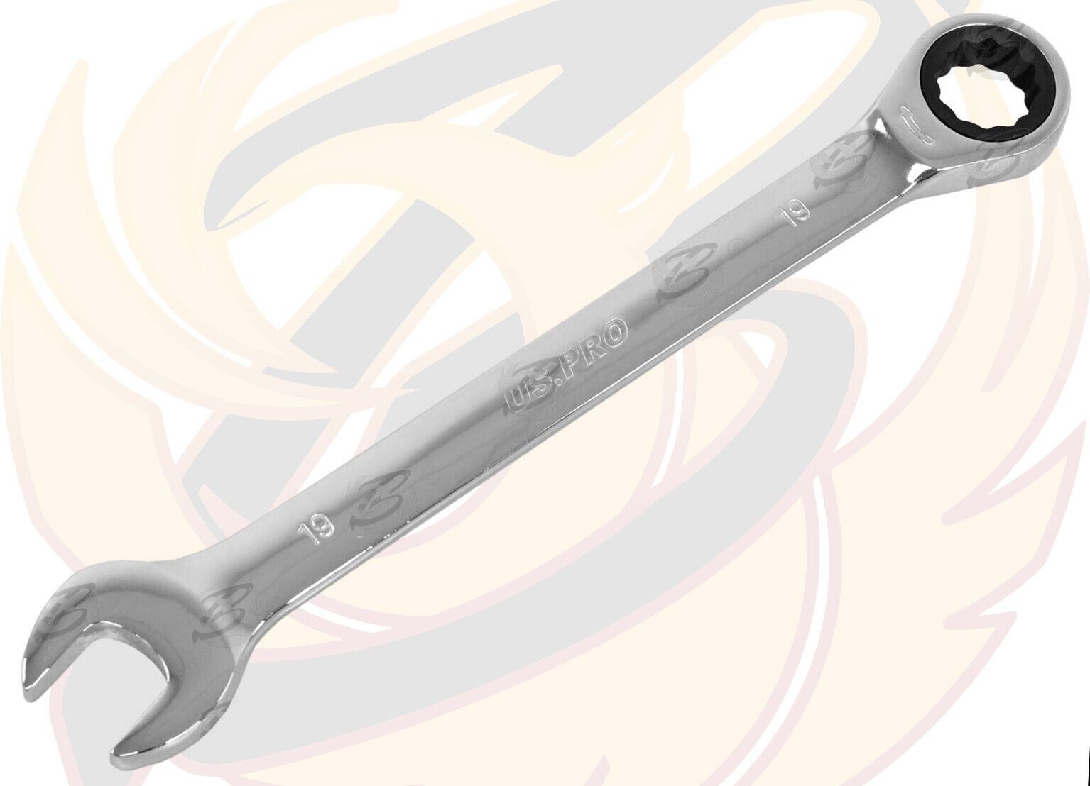 US PRO Ratchet Spanners Combination Ratchet Wrench Spanner 72T Fixed 8mm - 32mm - Picture 68 of 121