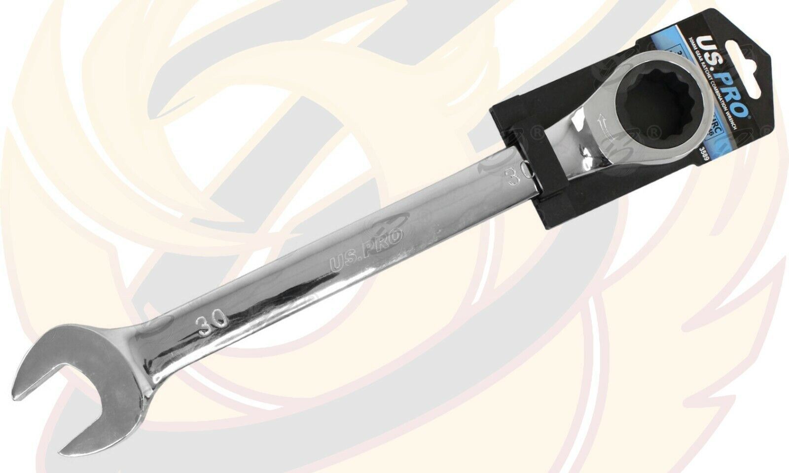 US PRO Ratchet Spanners Combination Ratchet Wrench Spanner 72T Fixed 8mm - 32mm - Picture 116 of 121