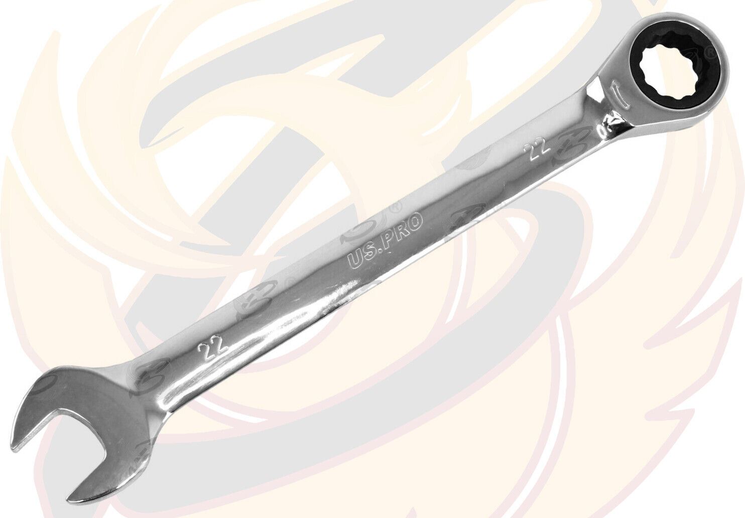 US PRO Ratchet Spanners Combination Ratchet Wrench Spanner 72T Fixed 8mm - 32mm - Picture 83 of 121
