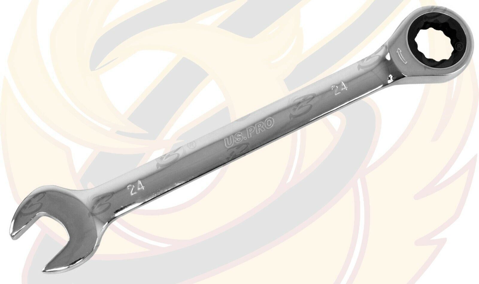 US PRO Ratchet Spanners Combination Ratchet Wrench Spanner 72T Fixed 8mm - 32mm - Picture 93 of 121