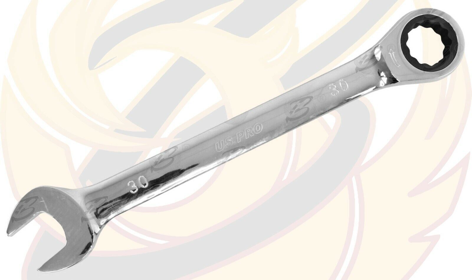US PRO Ratchet Spanners Combination Ratchet Wrench Spanner 72T Fixed 8mm - 32mm - Picture 113 of 121