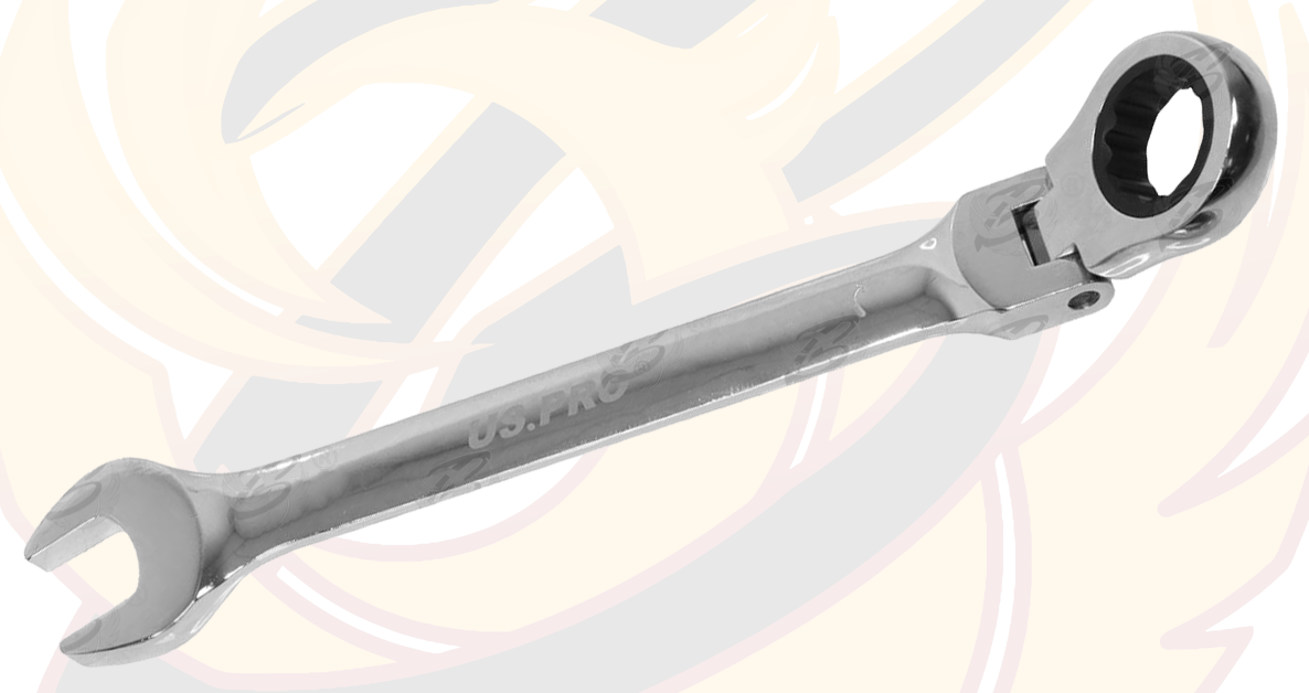 US PRO Flexible Ratchet Spanners LOCKING Flexi Combination Wrench Spanner 8-19mm - Picture 7 of 22