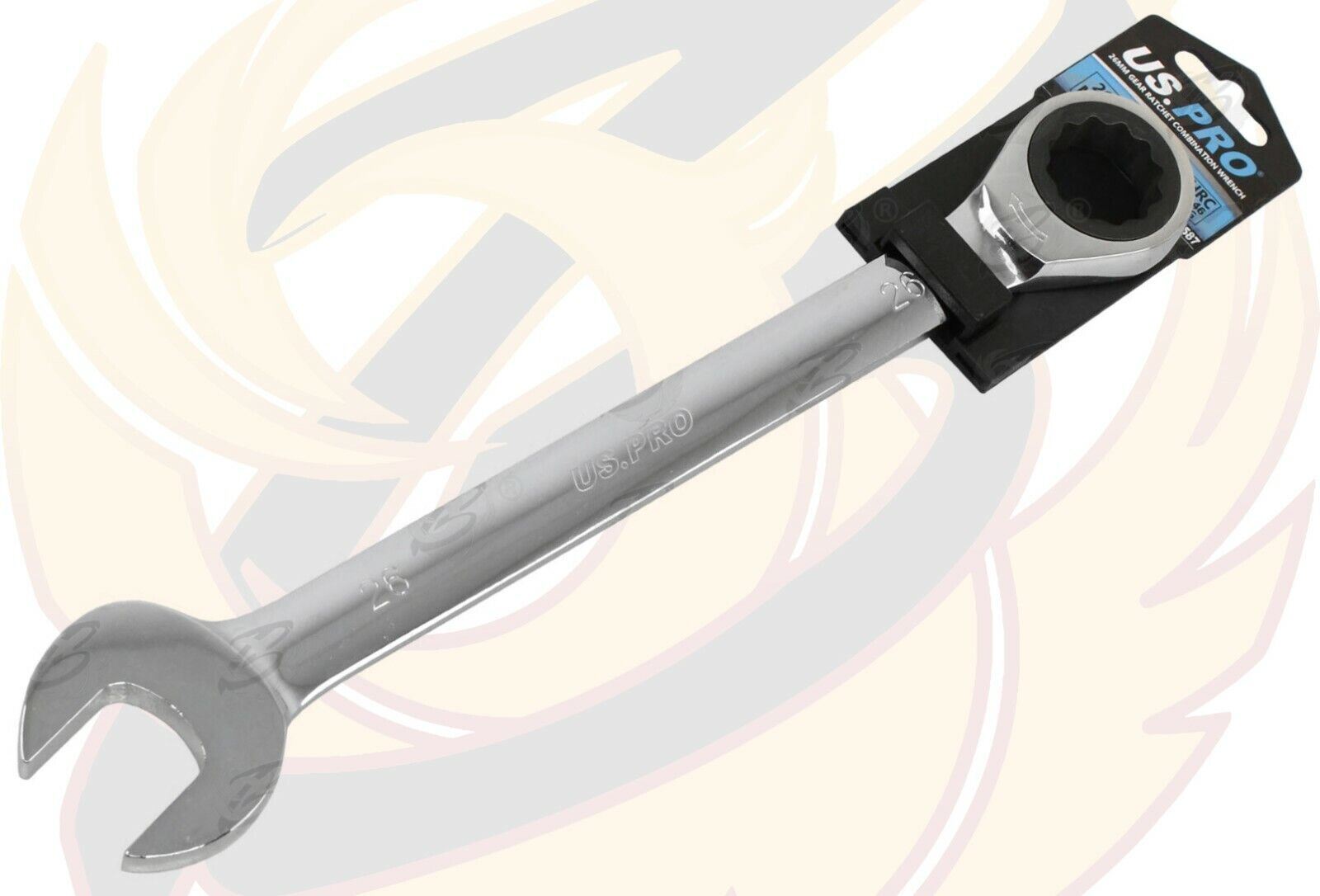 US PRO Ratchet Spanners Combination Ratchet Wrench Spanner 72T Fixed 8mm - 32mm - Picture 106 of 121