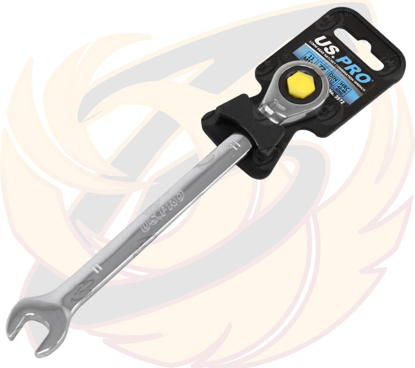 US PRO Ratchet Spanners Combination Ratchet Wrench Spanner 72T Fixed 8mm - 32mm - Picture 31 of 121