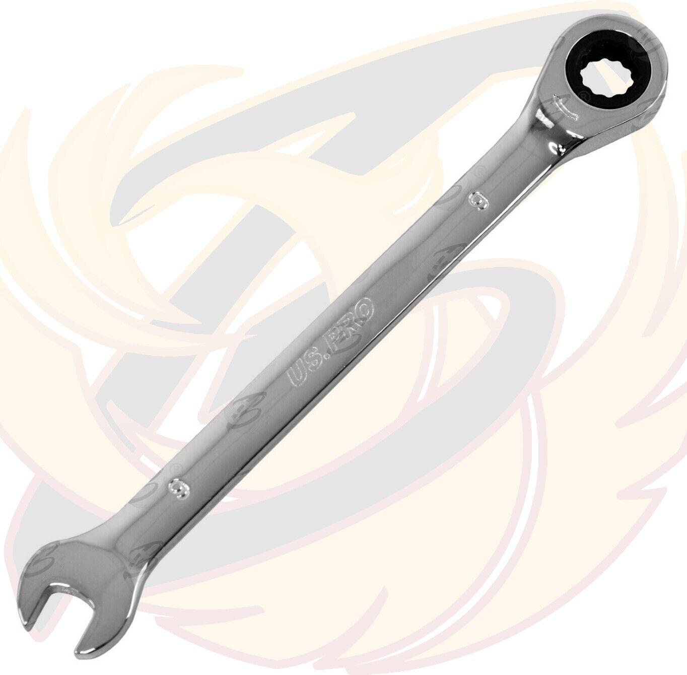 US PRO Ratchet Spanners Combination Ratchet Wrench Spanner 72T Fixed 8mm - 32mm - Picture 18 of 121