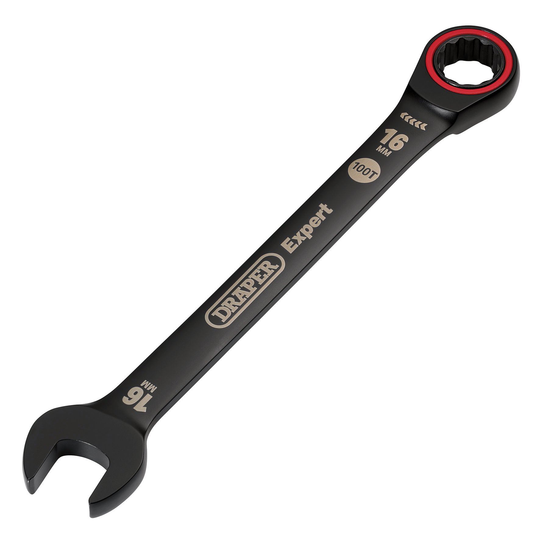 Draper Expert Black Ratcheting Combination Spanner Hi-TORQ 8-19mm Select Size - Picture 10 of 15
