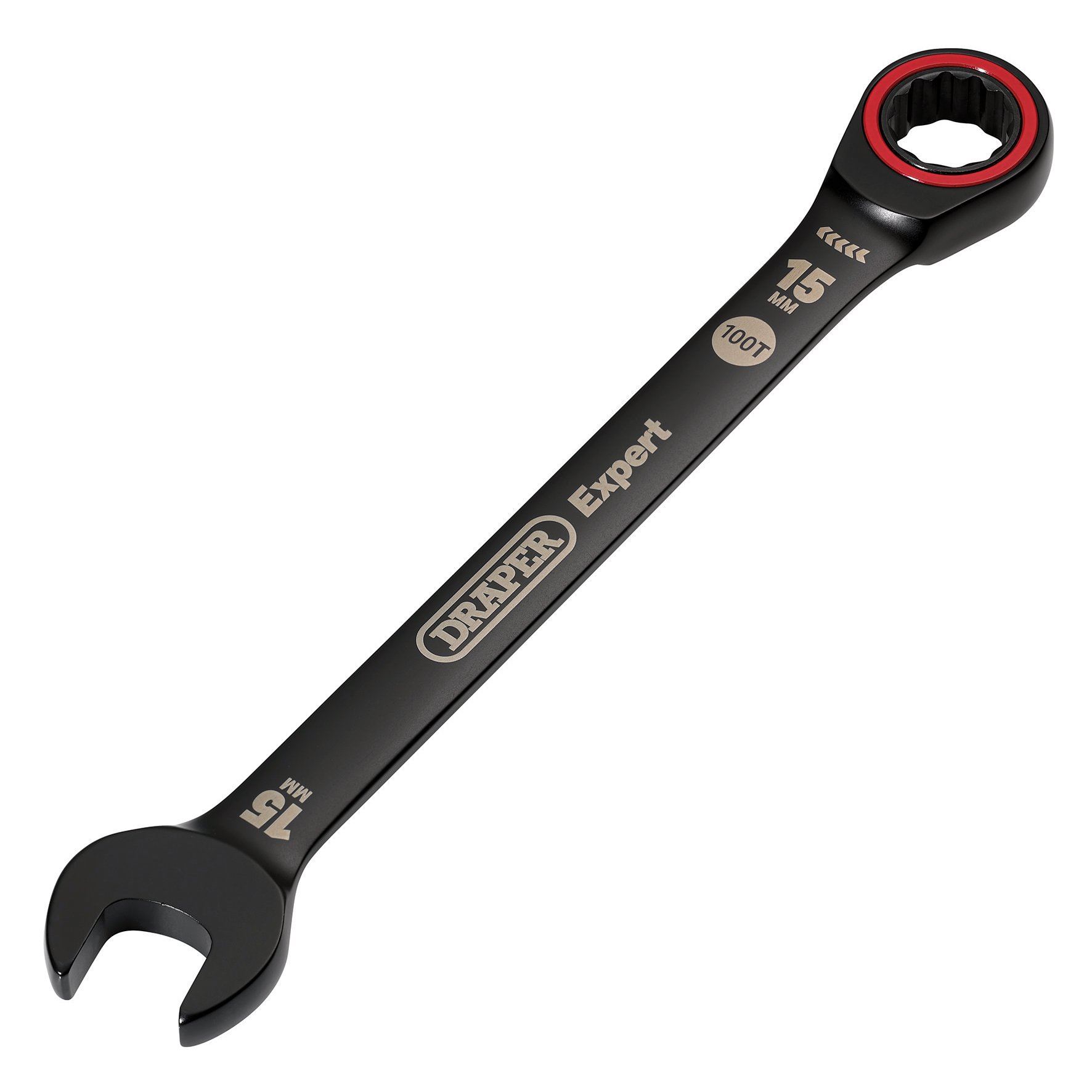 Draper Expert Black Ratcheting Combination Spanner Hi-TORQ 8-19mm Select Size - Picture 9 of 15