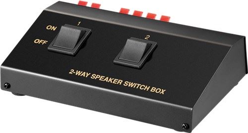2 way speaker switch box