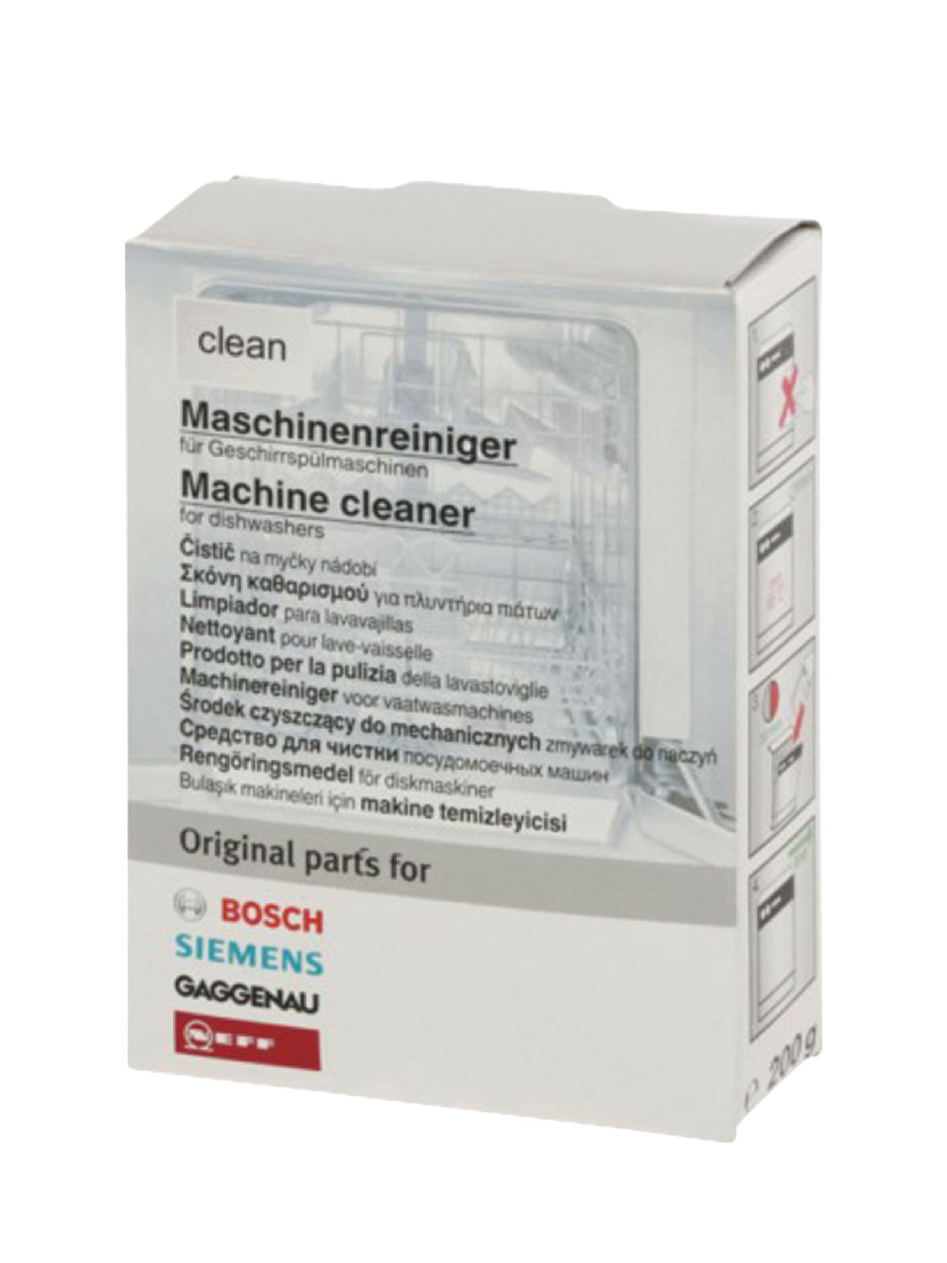 BOSCH LAVASTOVIGLIE manutenzione pulizia polvere 00311313