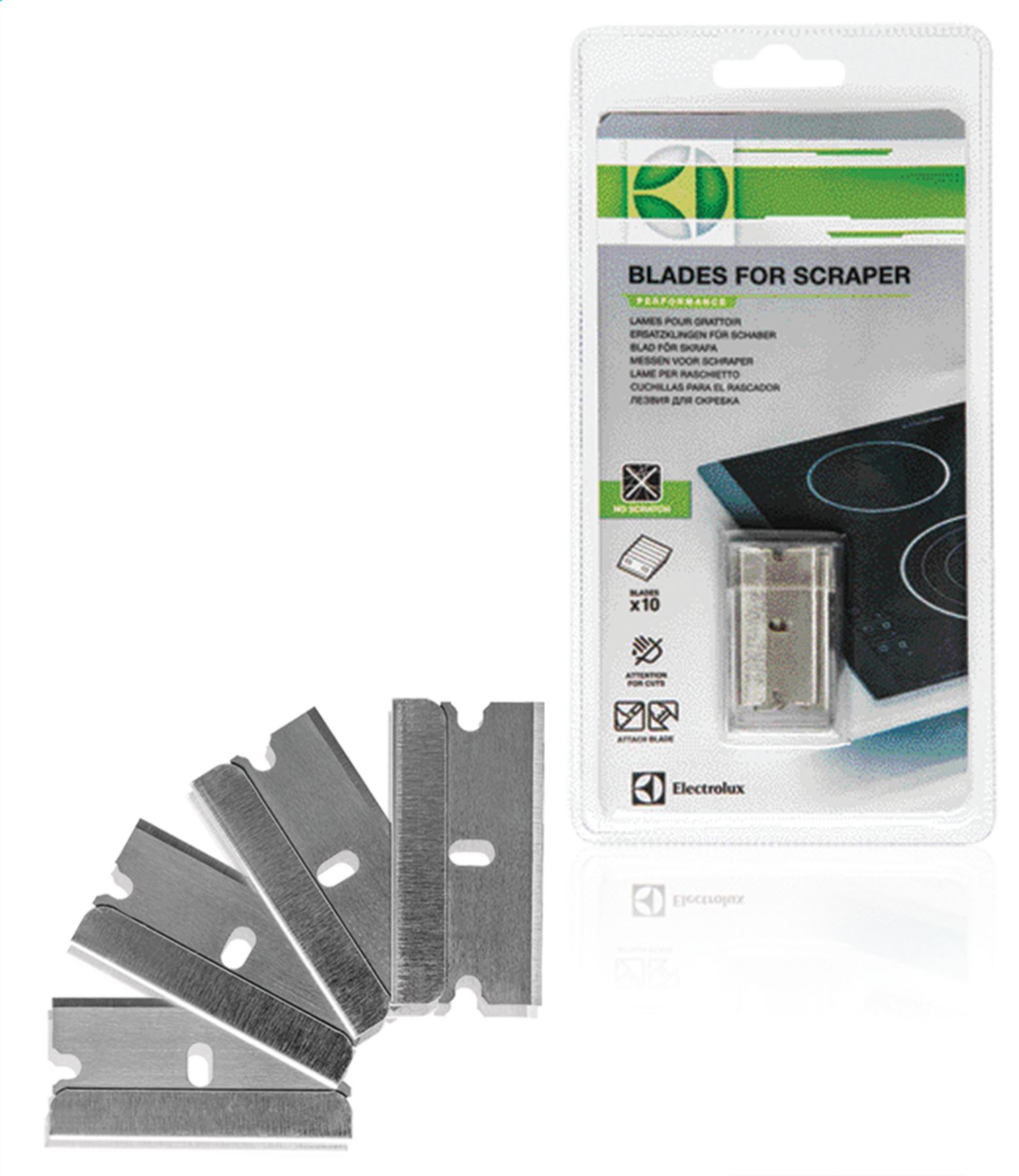 Electrolux Replacement Blades For Vitro ceramic Hob Scraper 10Pack