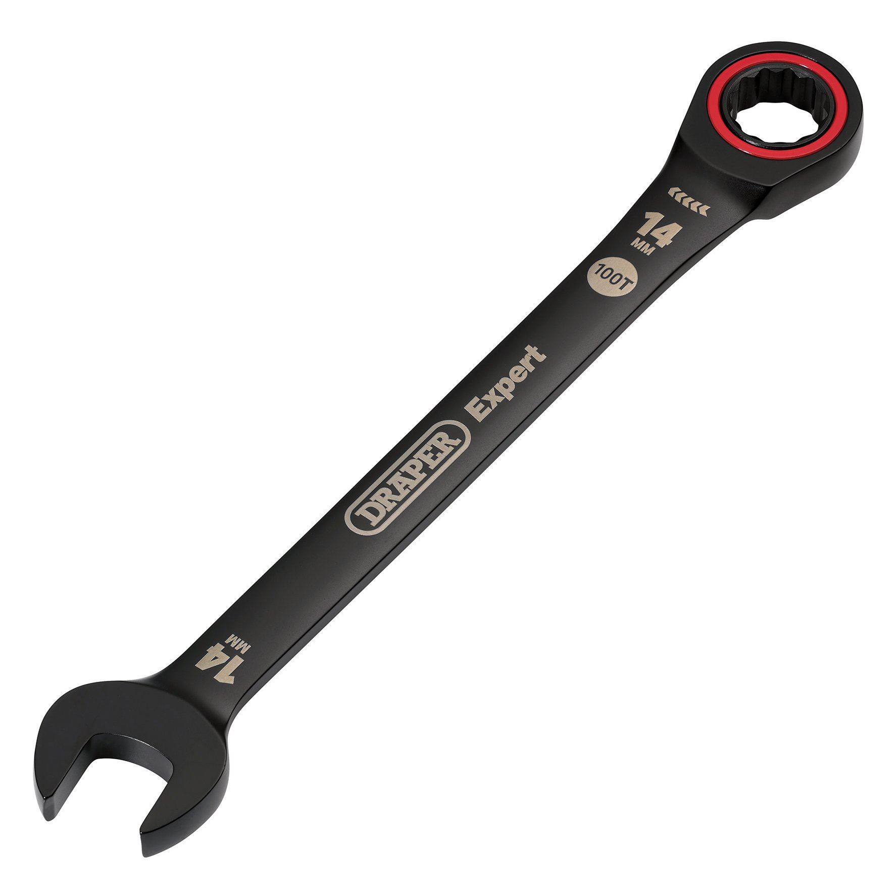Draper Expert Black Ratcheting Combination Spanner Hi-TORQ 8-19mm Select Size - Picture 8 of 15