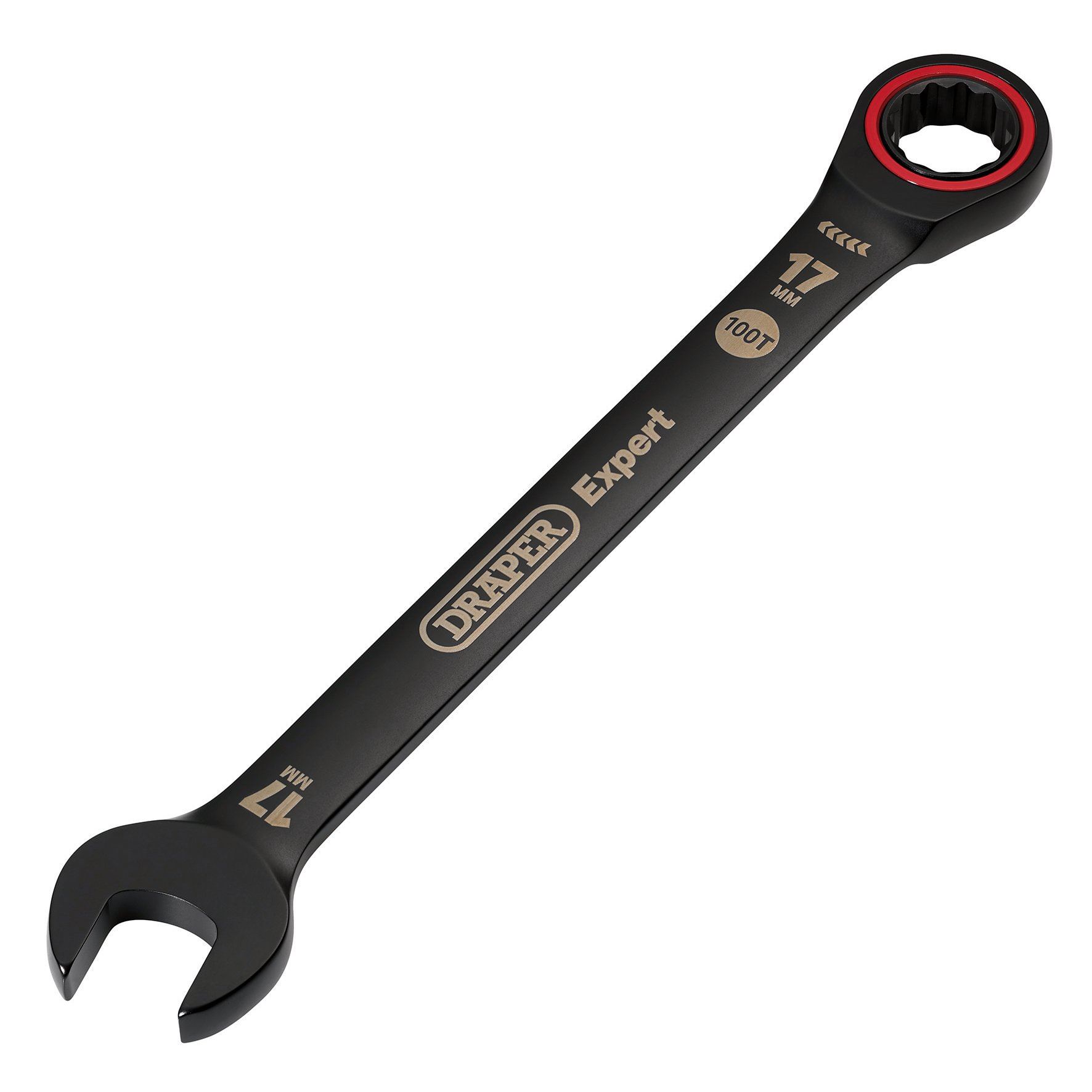 Draper Expert Black Ratcheting Combination Spanner Hi-TORQ 8-19mm Select Size - Picture 11 of 15
