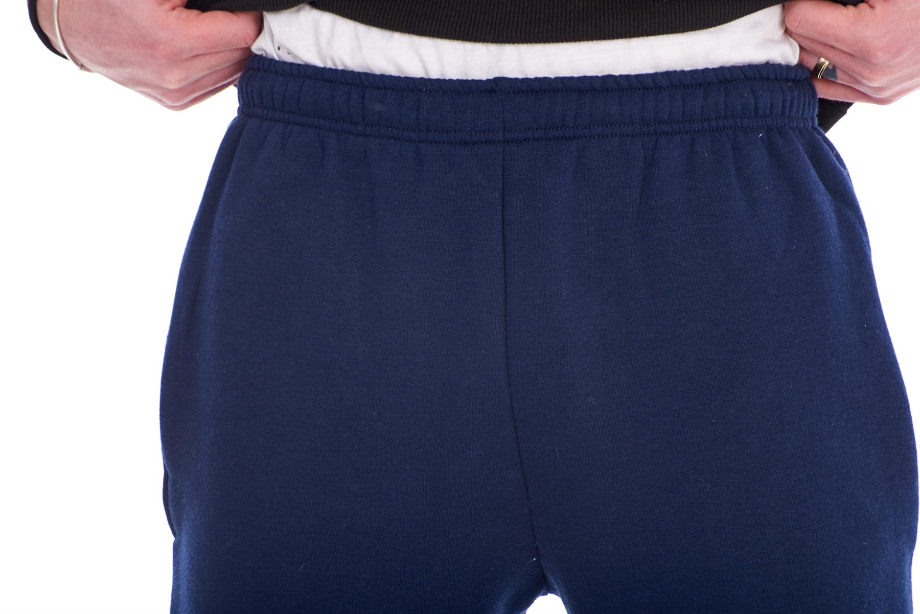 Mens Fleece Joggers Tracksuit Bottoms Sweatpants Gym Casual Trousers Pants - Picture 21 of 21