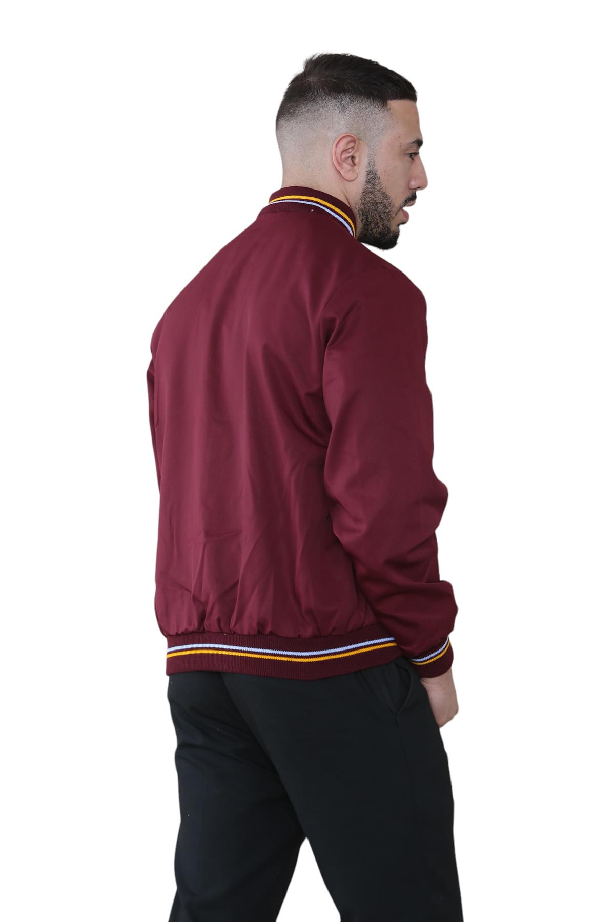 Mens Monkey Bomber Jacket Summer Classic Polycotton Long Sleeve Zipper Pockets - Picture 38 of 39