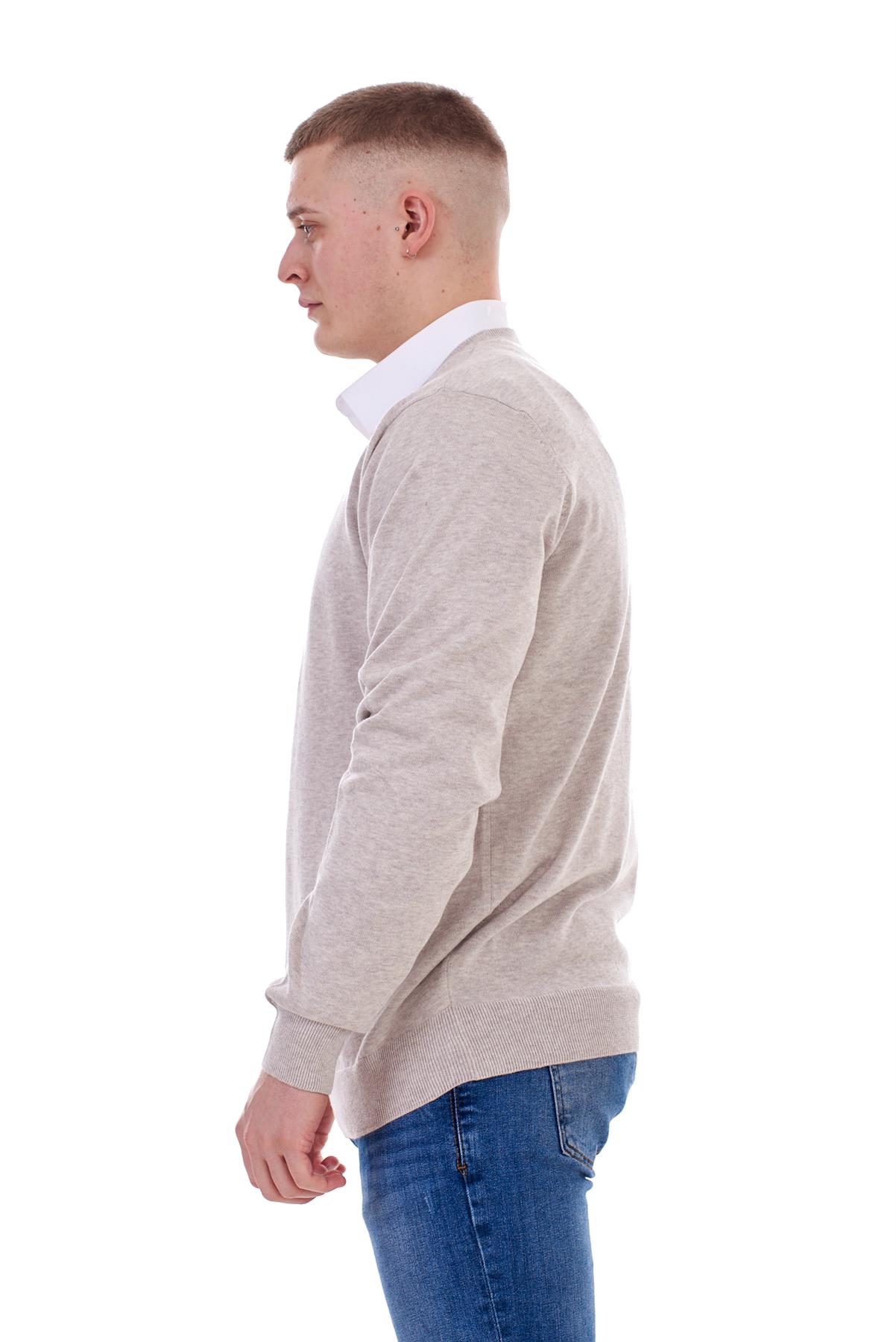 Mens Plain Jumper Ex-Chain Store Crew Neck Long Sleeve Knitted Pullover Sweater - Picture 16 of 41