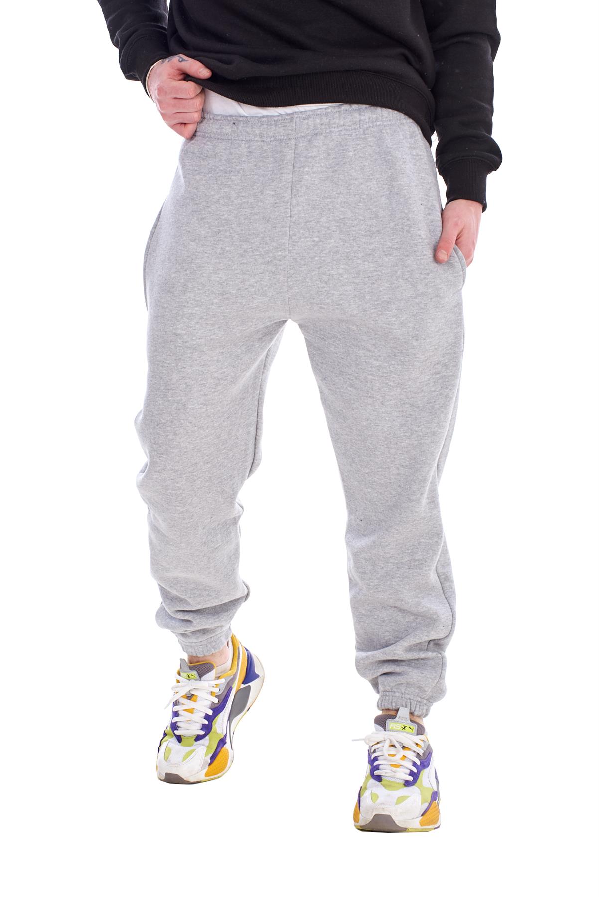 Mens Fleece Joggers Tracksuit Bottoms Sweatpants Gym Casual Trousers Pants - Picture 12 of 21