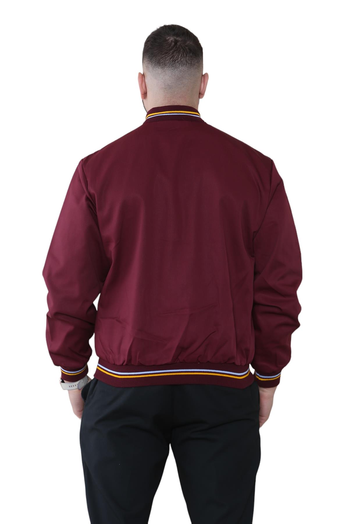 Mens Monkey Bomber Jacket Summer Classic Polycotton Long Sleeve Zipper Pockets - Picture 37 of 39