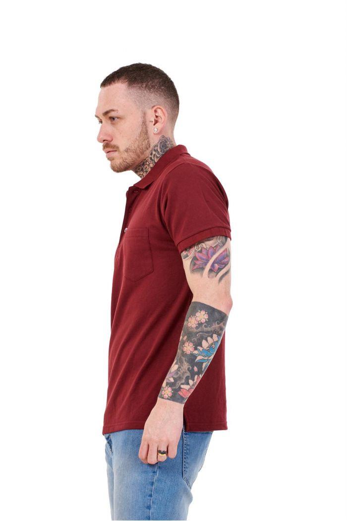 Mens Polo Shirts 2 Pack Cotton T-Shirts Regular Fit Pocket Casual Plain Top - Picture 12 of 21
