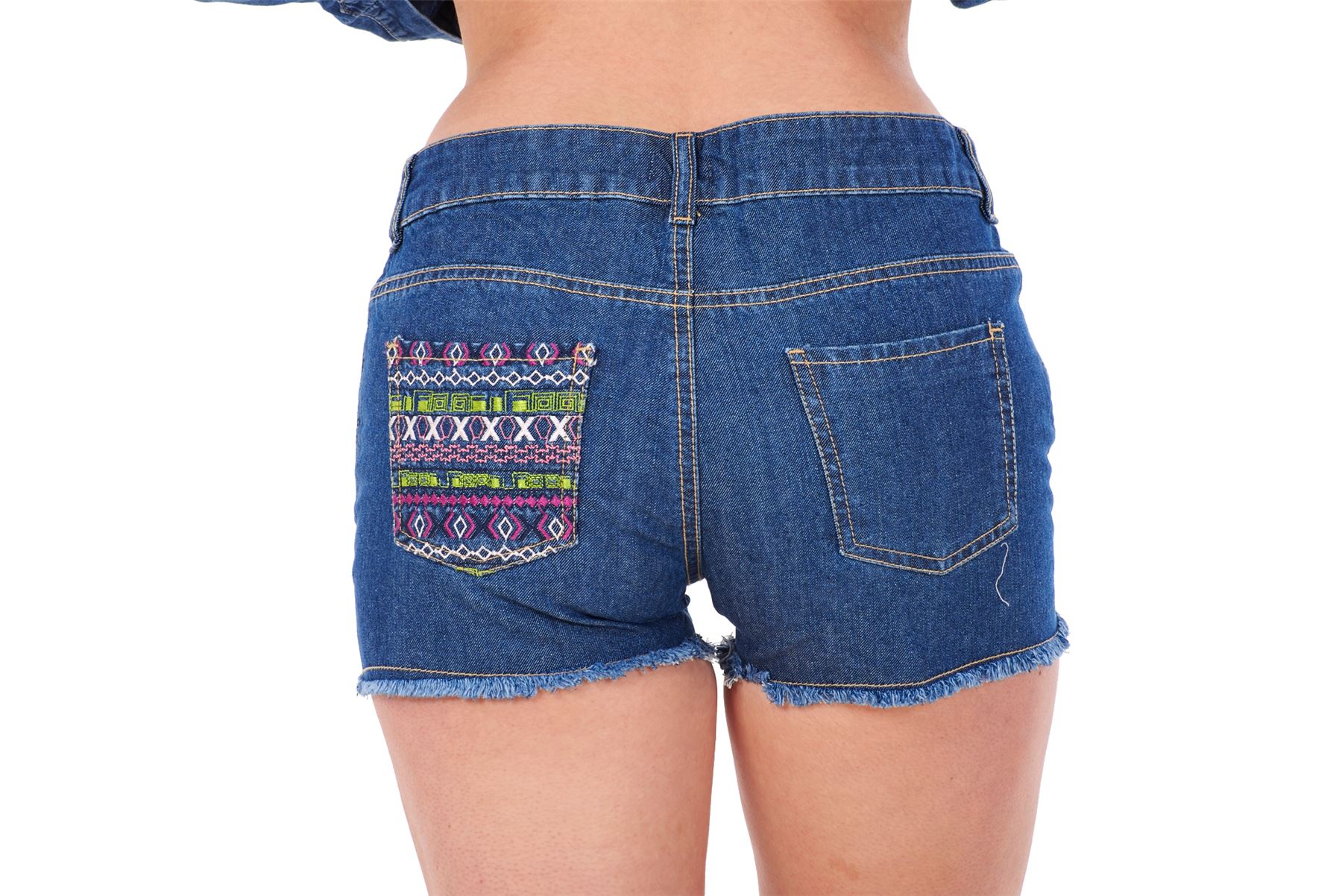 100 cotton jean shorts