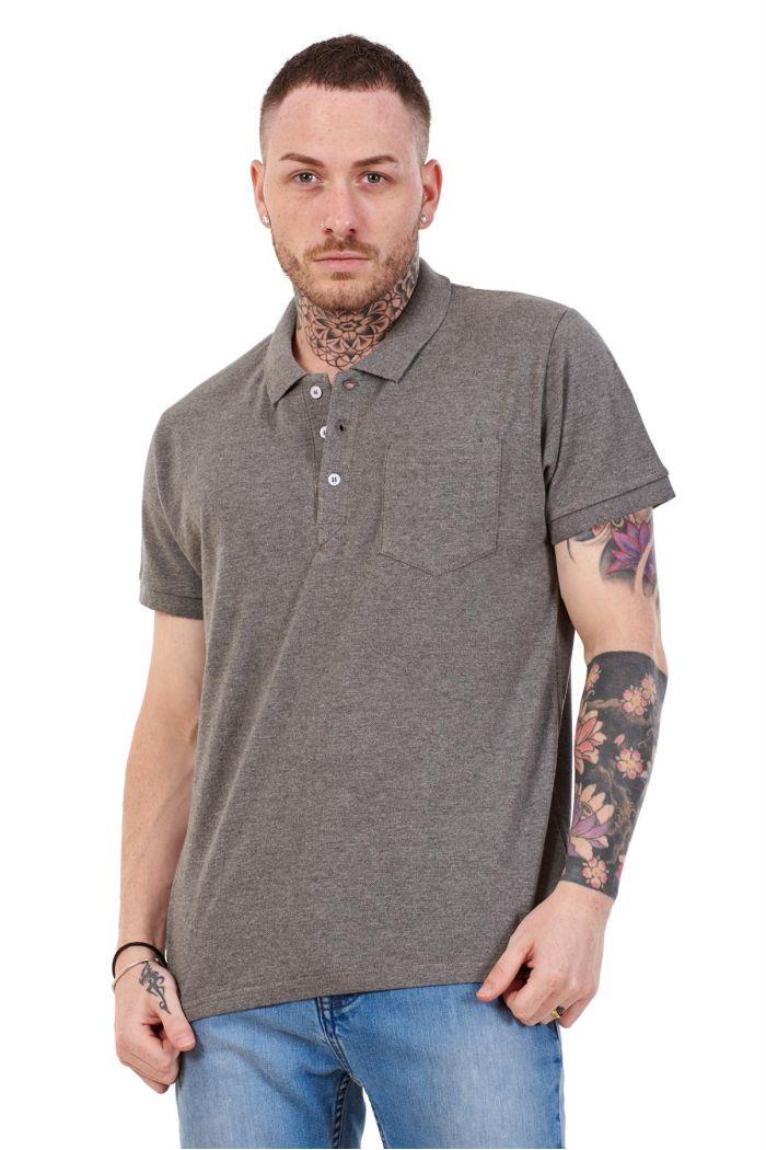 Mens Polo Shirts 2 Pack Cotton T-Shirts Regular Fit Pocket Casual Plain Top - Picture 14 of 21