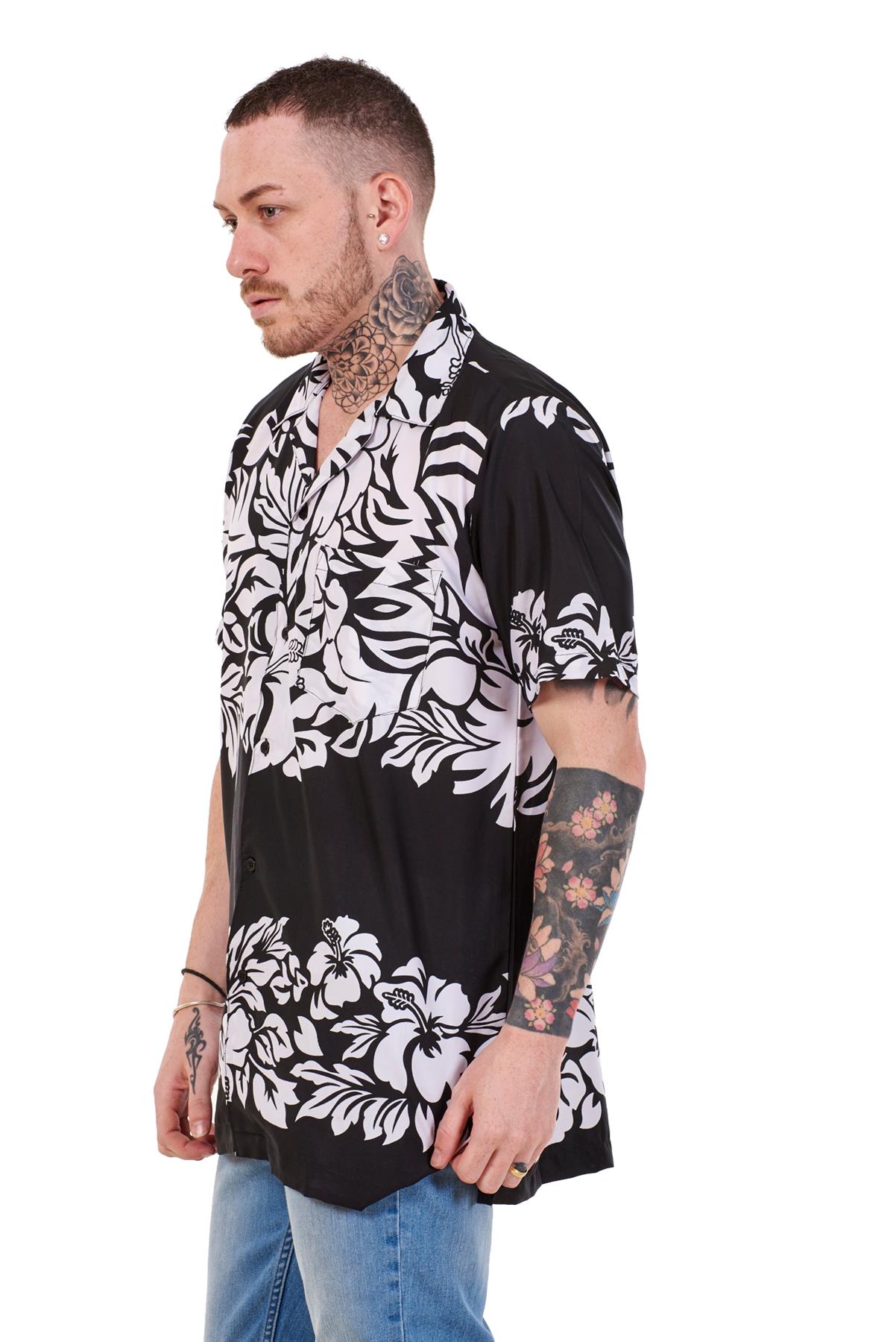 Mens Hawaiian Shirt Multi Colors Print Regular Big Size Summer Fancy