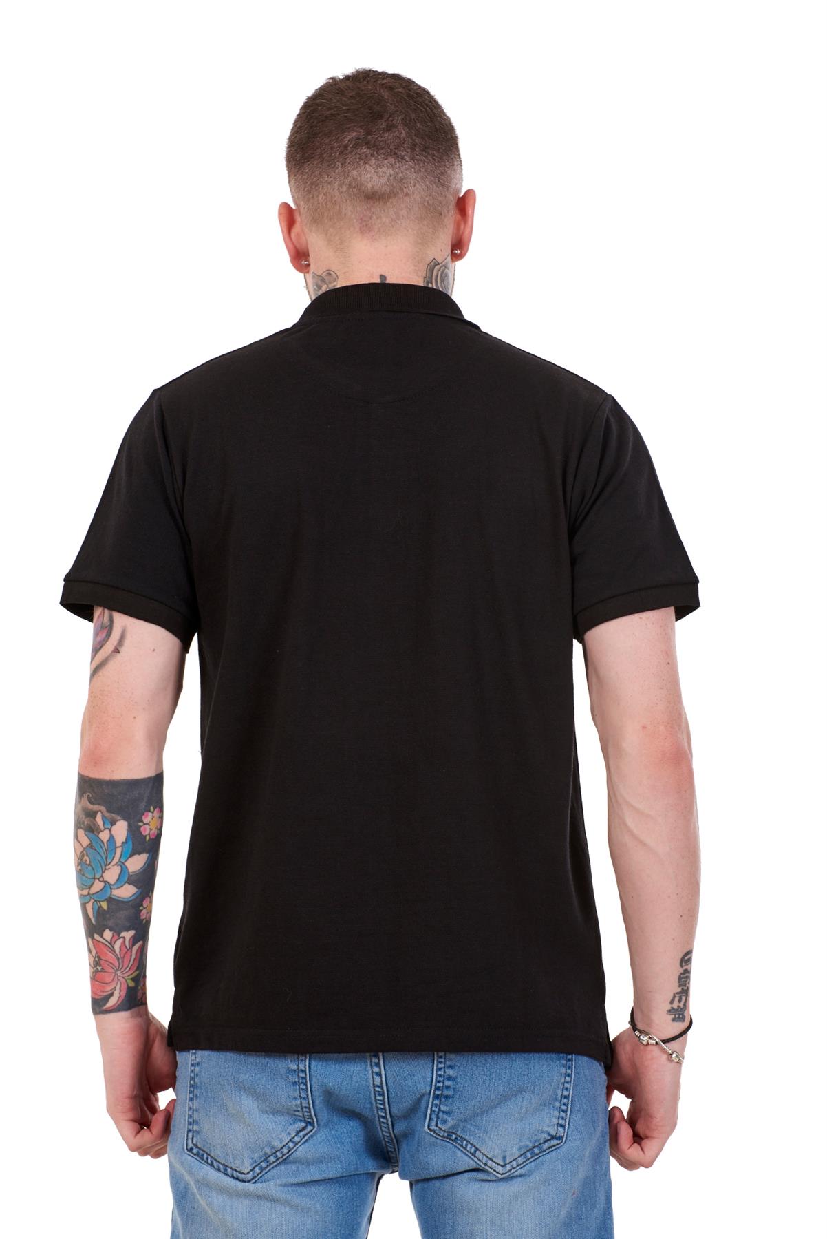 Mens Cotton T-Shirts Regular fit Plain Polo Pocket Casual Formal Shirt Top M-XXL - Picture 5 of 26