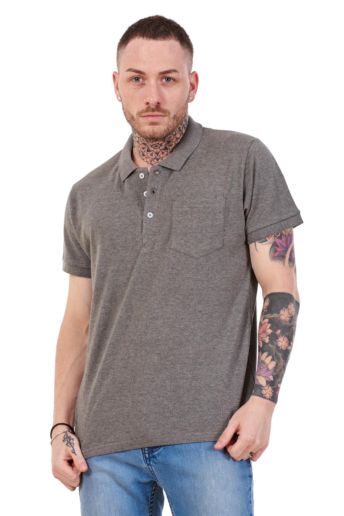 Mens Cotton T-Shirts Regular fit Plain Polo Pocket Casual Formal Shirt Top M-XXL - Picture 10 of 26