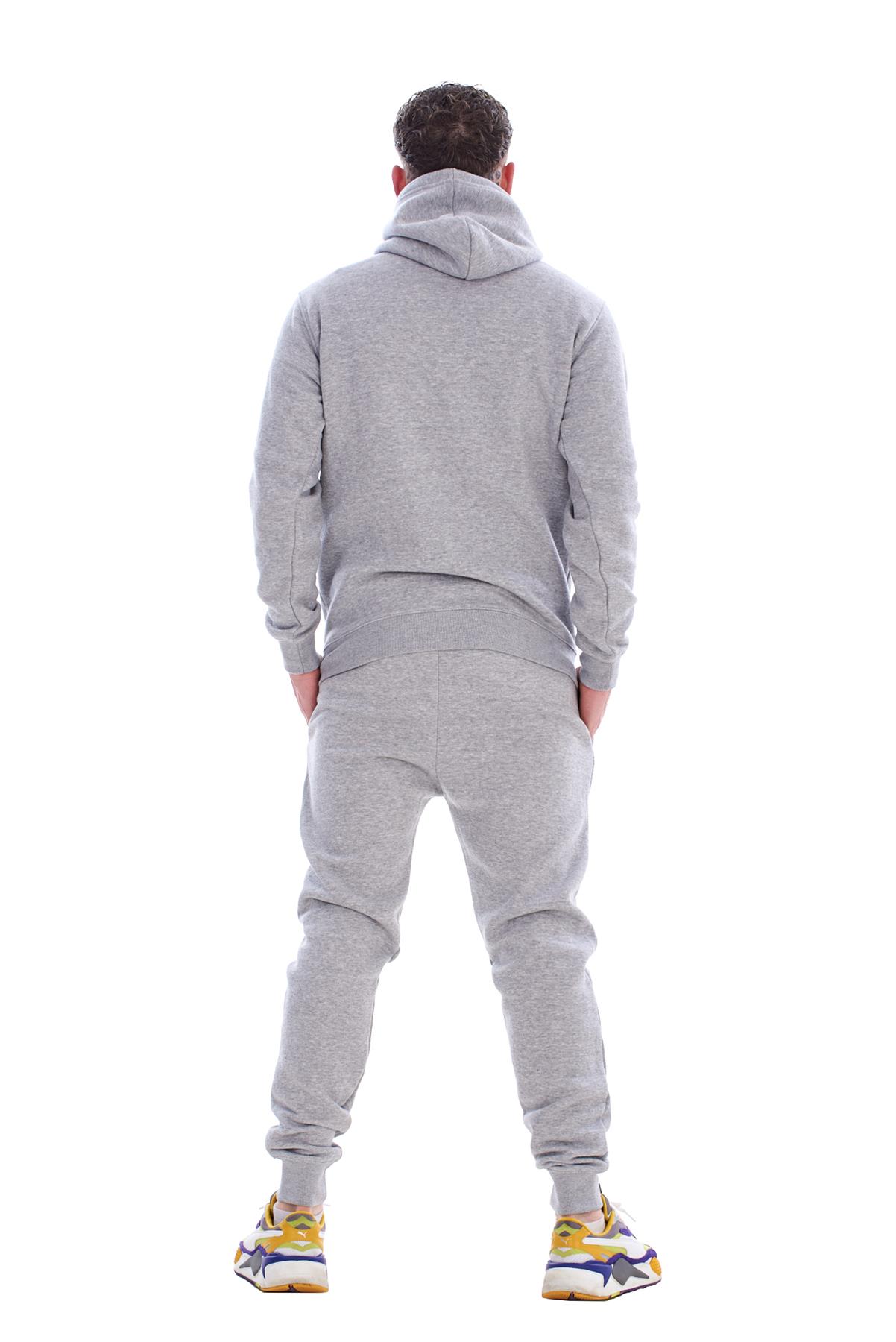 Mens Hooded Plain Tracksuit Fleece Ribbed Cuff Sweatshirts Cotton Blend Joggers - Picture 26 of 33
