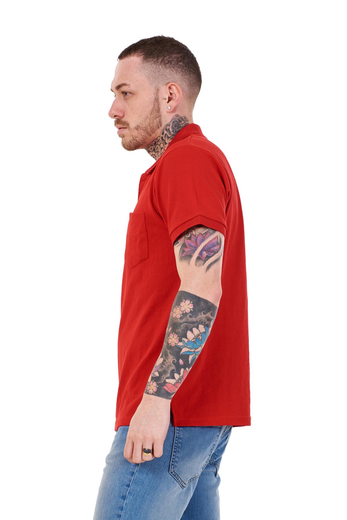 Mens Cotton T-Shirts Regular fit Plain Polo Pocket Casual Formal Shirt Top M-XXL - Picture 25 of 26
