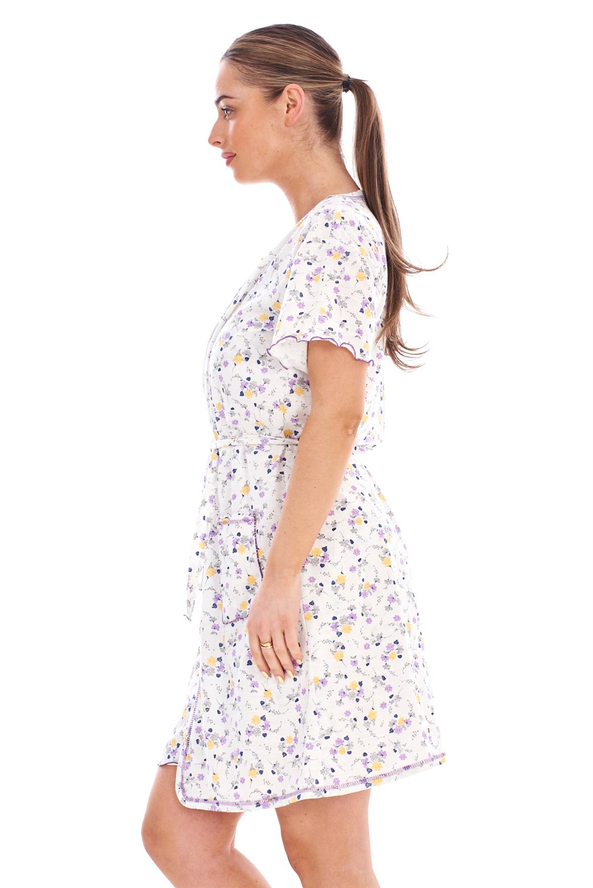 Cotton Nightgown Strap Nightshirt Pockets Robe Ladies Twinset Lounge Set eBay