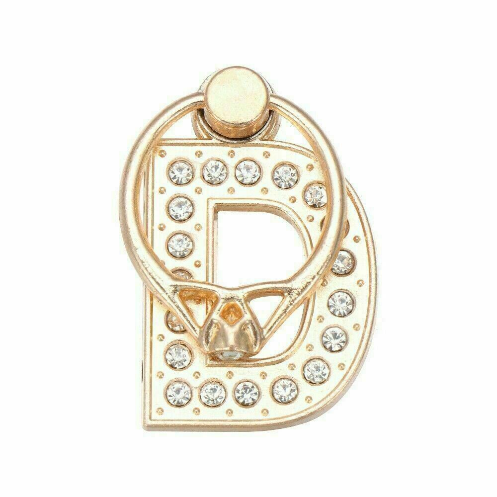 Buchstabe Diamant Handy Ring Halter Finger 360° drehbar Ständer Buchse Halterung Handy - Bild 16 von 38