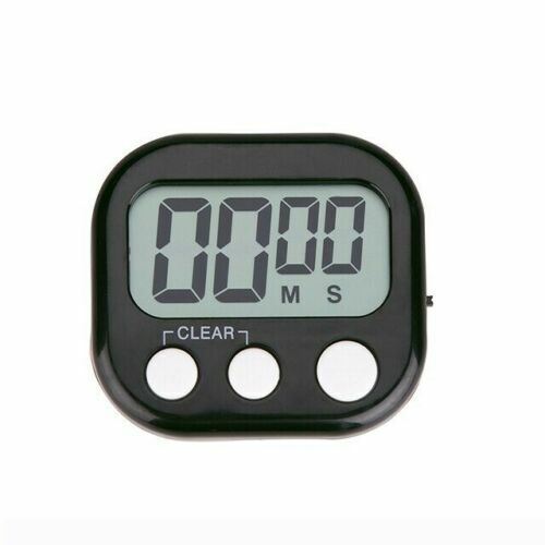 LCD Digital Cocina Huevo Cocina Temporizador Cuenta Regresiva Reloj Alarma Cronómetro Magnético - Imagen 10 de 14