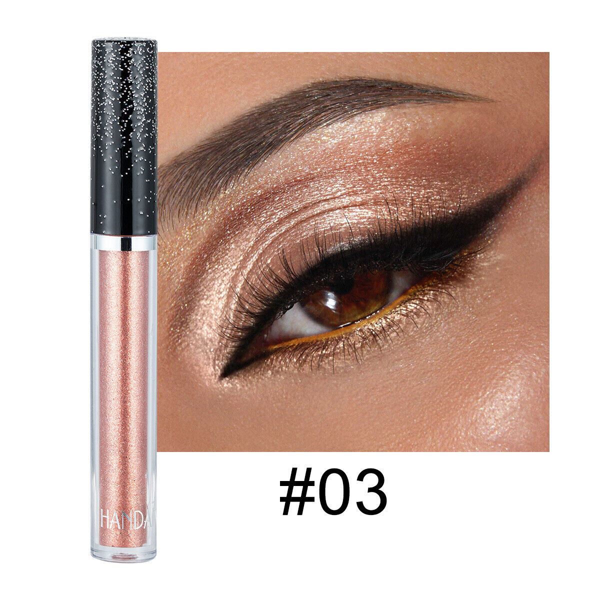 Handaiyan Liquid Glitter Eyeshadow Diamond Shimmer Eye Shadow Beauty Makeup - Picture 7 of 16