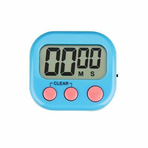 LCD Digital Cocina Huevo Cocina Temporizador Cuenta Regresiva Reloj Alarma Cronómetro Magnético - Imagen 11 de 14