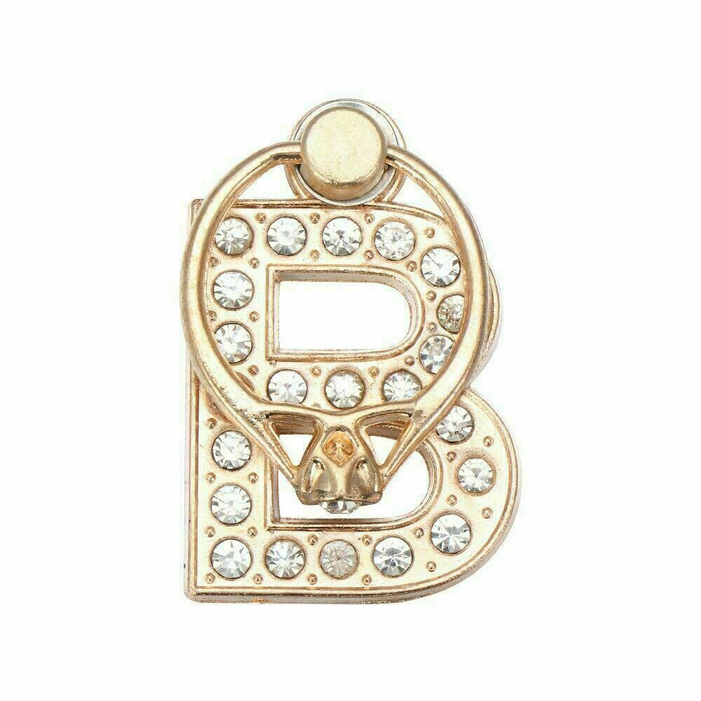 Buchstabe Diamant Handy Ring Halter Finger 360° drehbar Ständer Buchse Halterung Handy - Bild 14 von 38