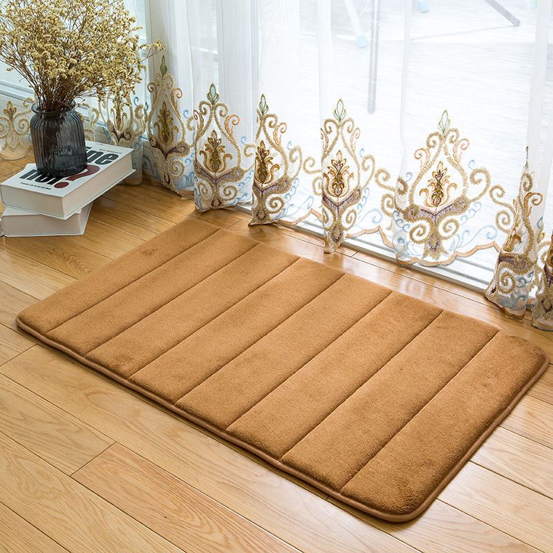 Alfombra de baño antideslizante alfombrillas de espuma viscoelástica alfombras de pedestal absorbentes suaves 50x80 cm baño - Imagen 25 de 27